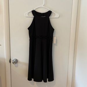 Girls Party Dress - black - size 16